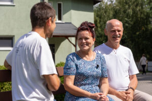 Małżeństwo z Sulejowa podczas postu Daniela w Zaborówcu