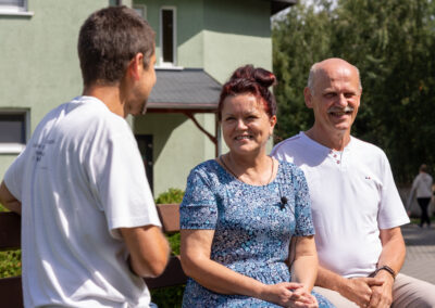 Małżeństwo z Sulejowa podczas postu Daniela w Zaborówcu