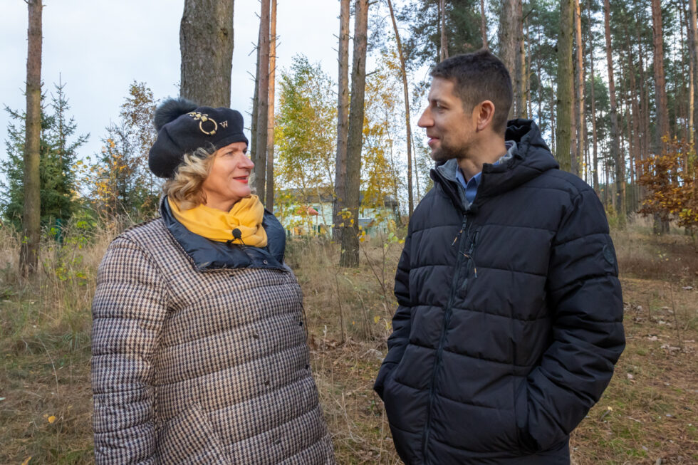 Ela ze Strzałkowa podczas wywiadu