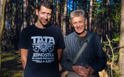 Zdzisław i Roman Girus podczas rekolekcji z postem Daniela